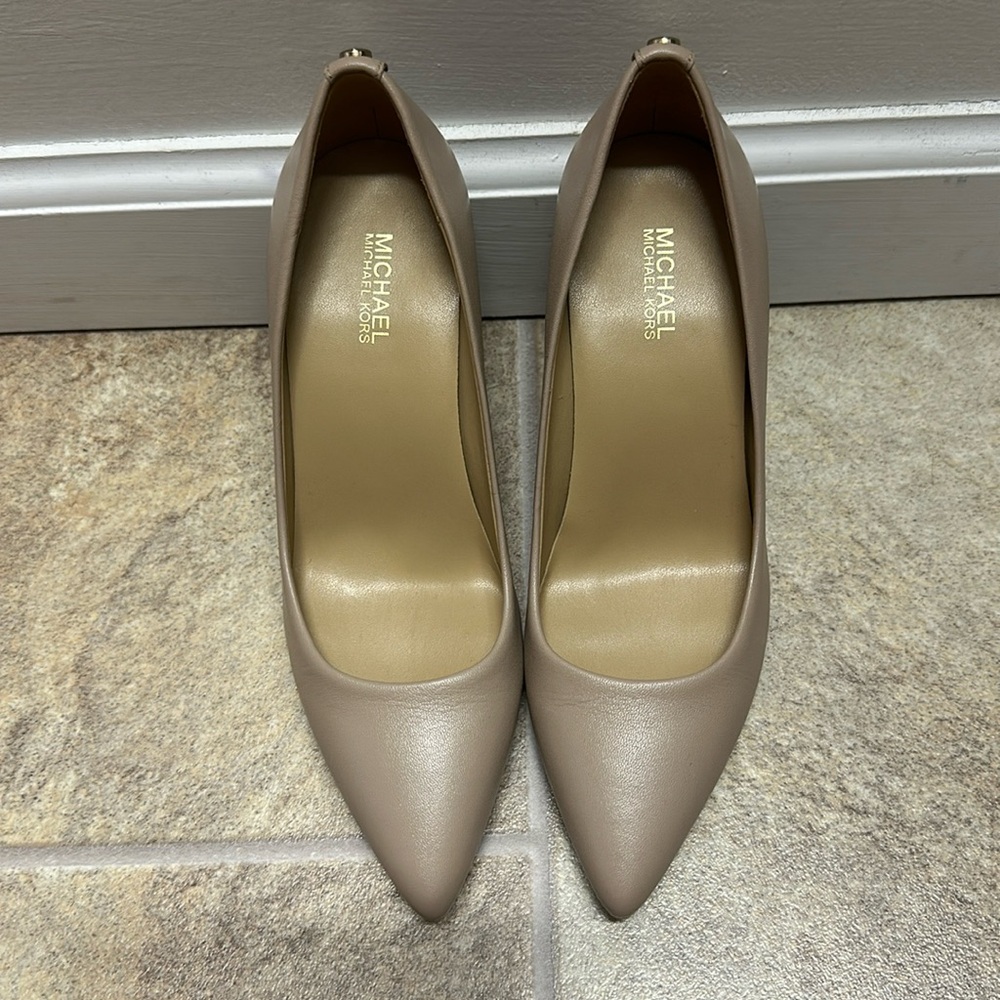 Nude Michael Kors heels.